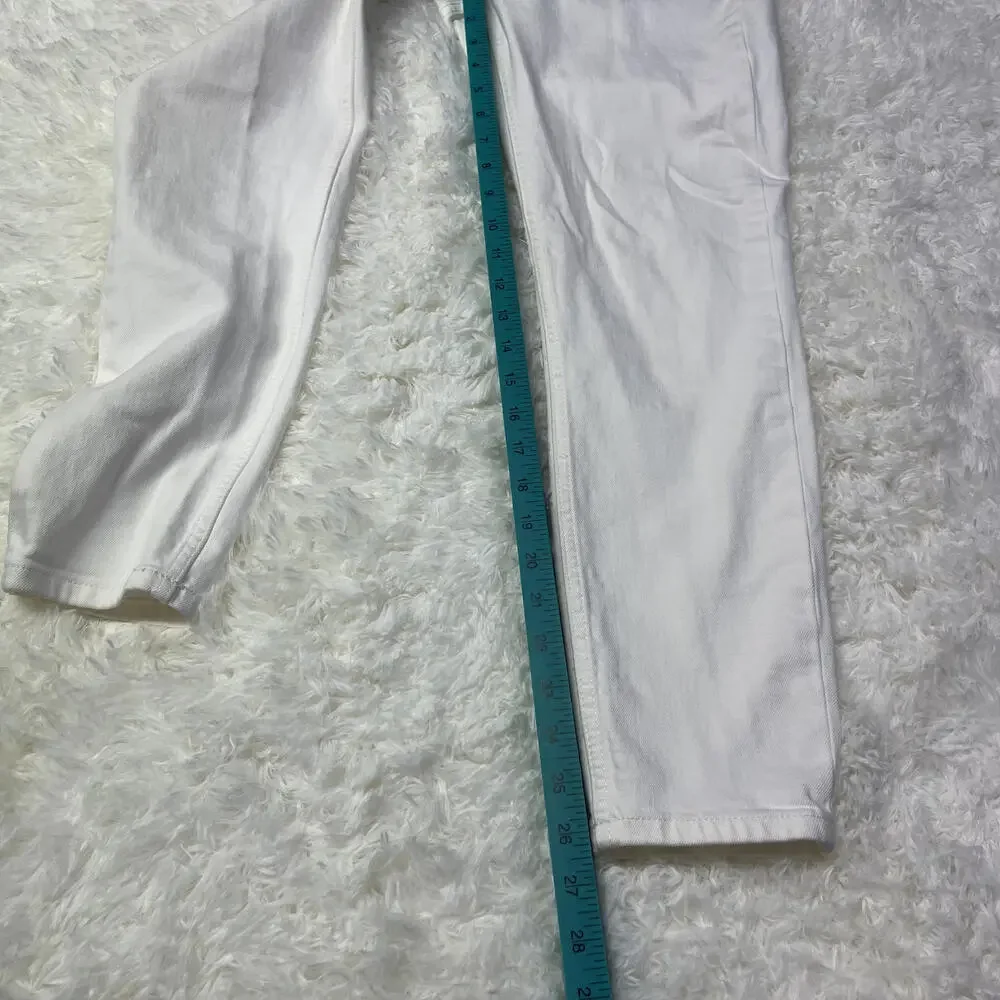 Everlane The High Rise Skinny Jean White 27 Ankle